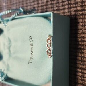 Tiffany Narrow Infinity Sterling Silver Ring